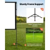 VEVOR Tripod Projector Screen with 2 Stands 100 Inch 160°