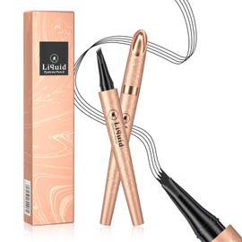 Ursoulney Microblading Eyebrow Pen - Long Lasting Waterproof Brow Pencil With Micro-Fork Tip Applicator and Stays on All Day (Black)
