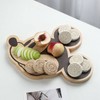 Cutting Board Wooden Mouse Design Easy Cleaning Food Tray Plate