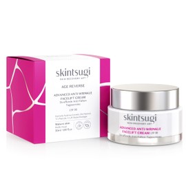 skintsugi Anti Aging Creme Frauen mit Bio Retinol - Wirkung klinisch getestet/Feuchtigkeitscreme Gesicht - Tagescreme mit Lichtschutzfaktor/Gesichtscreme vegan - 50 ml
