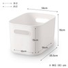 MUJI 38749509 Soft Polyethylene Case, Half, Medium, Approx. Width 7.1