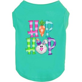 SUEOSU Happy Easter Shirts for Dog Funny Print Vest for Small Medium Large Dogs Funny Dogs Tank Top Lightweight Pets T-Shirt Costumes for Easter Day (Small, ea blue01)