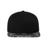 Flexfit Unisex 6089BD-Bandana Snapback Baseball Cap, Black/Paisley, One Size, Black/Paisley