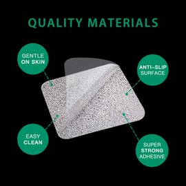 SlipStopper Non Slip Bathtub Stickers 28 PCS Adhesive Anti Slip Shower Stickers for Bath Tub, Bathroom, Stairs with Premium Scraper