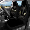 chaqlin chaqlin Animal Black Cat Print Auto Vordersitzbezge + Rckenschaufelsitzschutz
