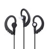 COMMIXC 2-Pack Walkie Talkie Earpieces with Mic PTT, 2.5mm 1-Pin