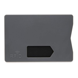 3 x RFID EC Card Case TÜV Tested Protective Case Credit Card Case Stable NFC Blocker for ID, Credit Cards, Bank Cards, Secure Protection Against Data Theft, gray, rfid wallet