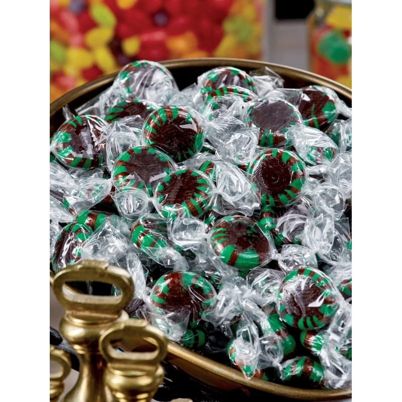 Starlight Chocolate Mints 2 Lbs Bulk Hard Candy Discs Approximately