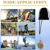 WUERKIYA Hiking Compass, Shockproof Waterproof Brass Hollow Camping Survival Tools