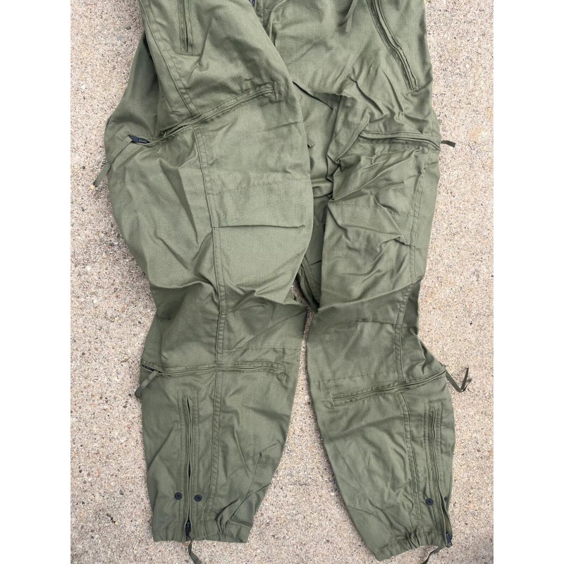 USGI Combat Vehicle Crewmen's Coveralls Fire Resistant Size Small OD