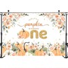 Mocsicka 7x5ft Pumpkin 1st Birthday Backdrop Fall Pumpkin 1st Birthday