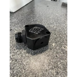 Kuehl Engineering Universal Chevy Water Neck Billet Aluminum Anodized Black