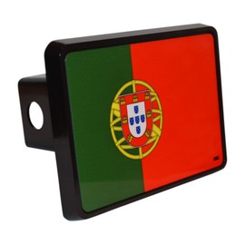 Rogue River Tactical Portuguese Portugal Flag Trailer Hitch Cover Plug Gift Idea