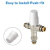 6 Pcs Universal Radiator Valve Caps, Radiator Caps, Replacement Central