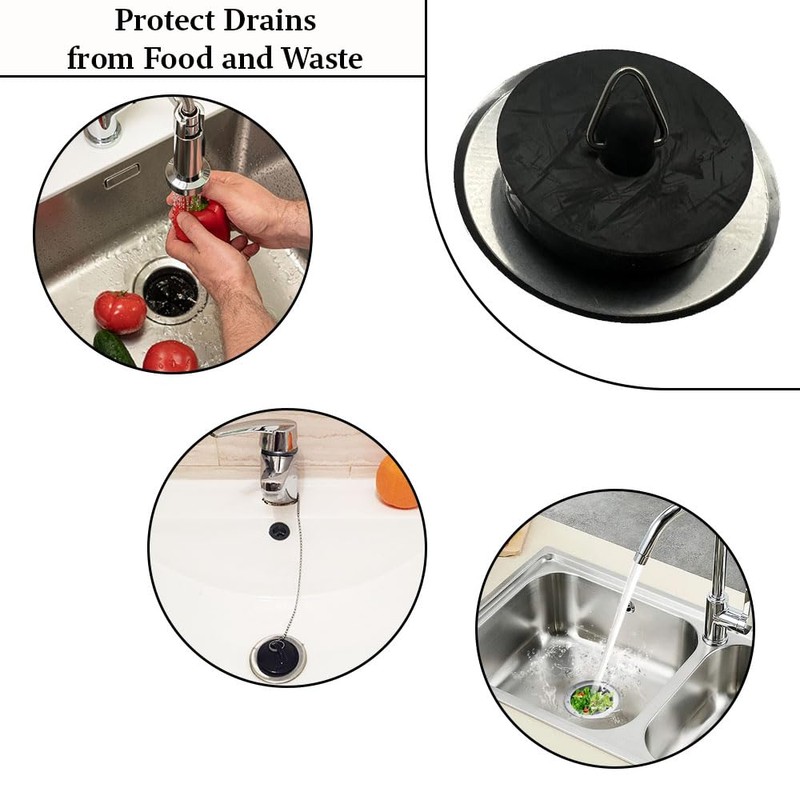 Sink Strainer & Plug Set – 2 Piece Stainless Steel