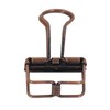80Pcs Hollow Binder Clips 0.7in Sturdy Metal Hollow Out Strong