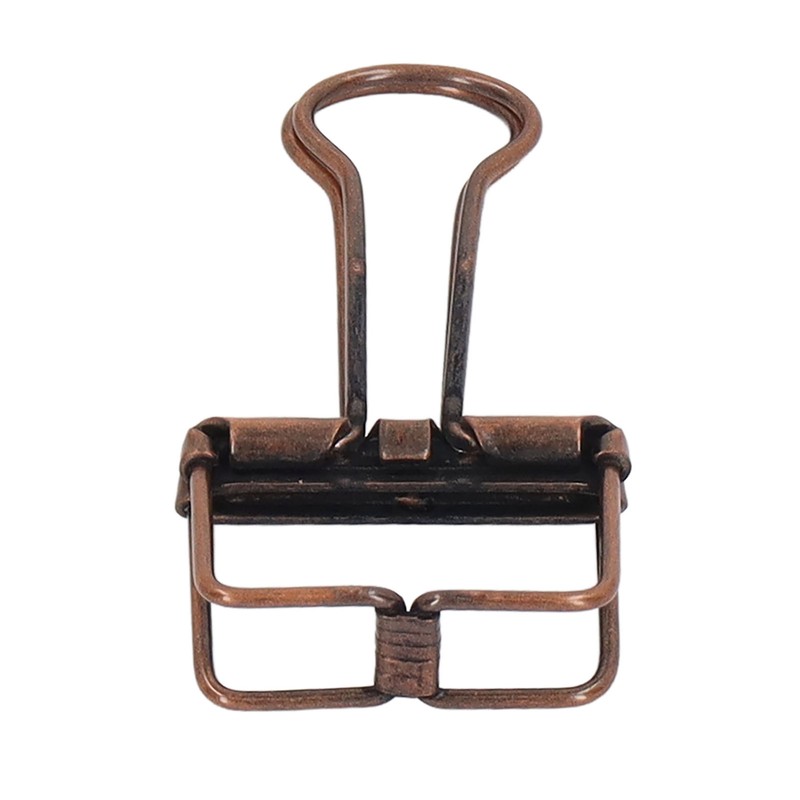 80Pcs Hollow Binder Clips 0.7in Sturdy Metal Hollow Out Strong