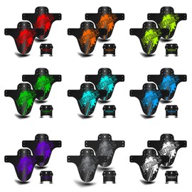 Nicedack MTB Mudguards, Downhill Mudguards, Mountain Bike Splash Guard, Bicycle Mud Guard Set Fits 26 Inches 650b 27.5 Inches 29 Inches Big Bicycle
