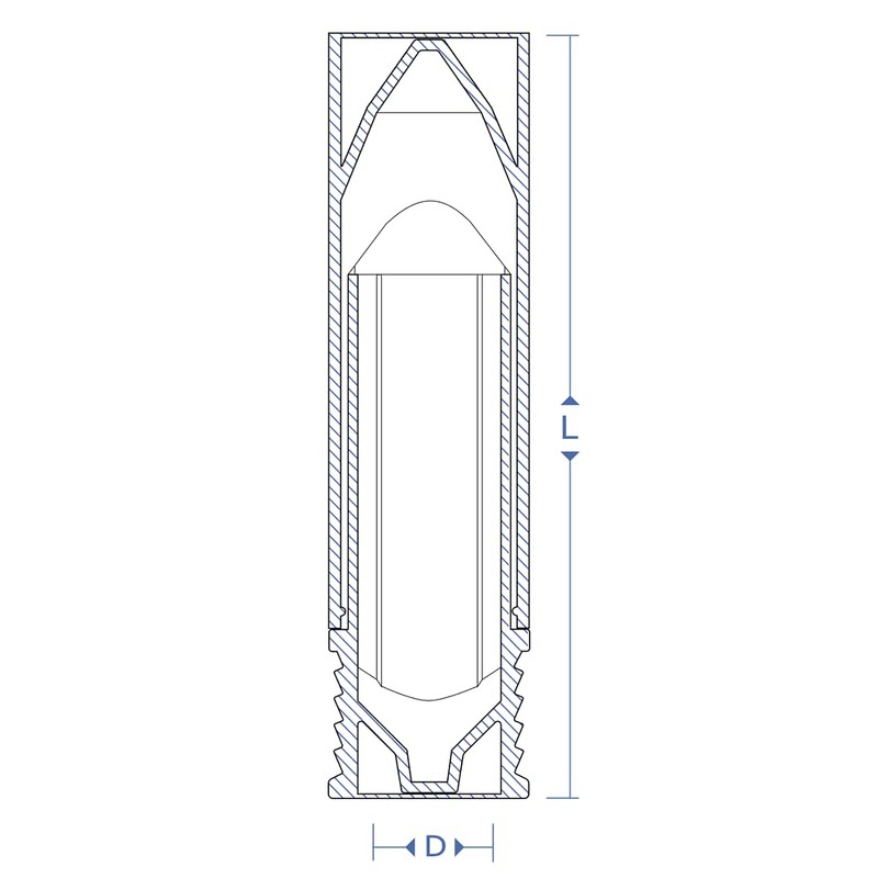 5/16" x 2-3/16" (8mm x 55mm) Grip Pak Centered (Kit)