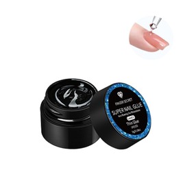 Finger Secret Nail Rhinestone Glue - Durable Nail Gem Adhesive, for Securing Nail Gems, Rhinestones & 3D Nail Charms, Long-Lasting Rhinestone Glue for Nails