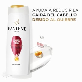 Pantene Shampoo, Para Cualquier Tipo De Cabello Pantene Control Caída Con Pro-vitaminas Y Vitamina E 400 ml