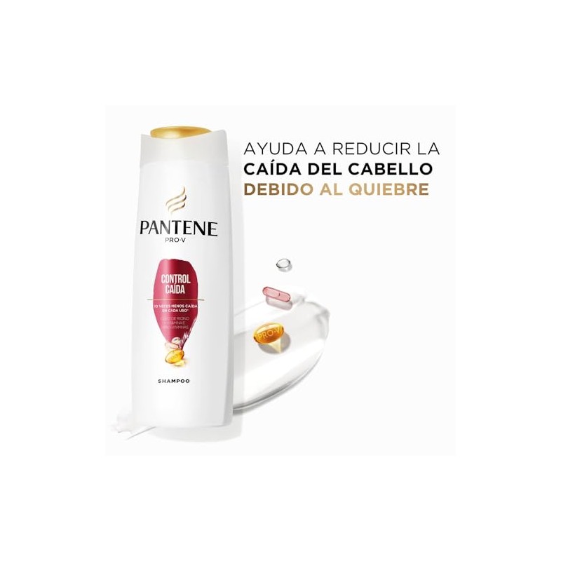 Pantene Shampoo, Para Cualquier Tipo De Cabello Pantene Control Caída