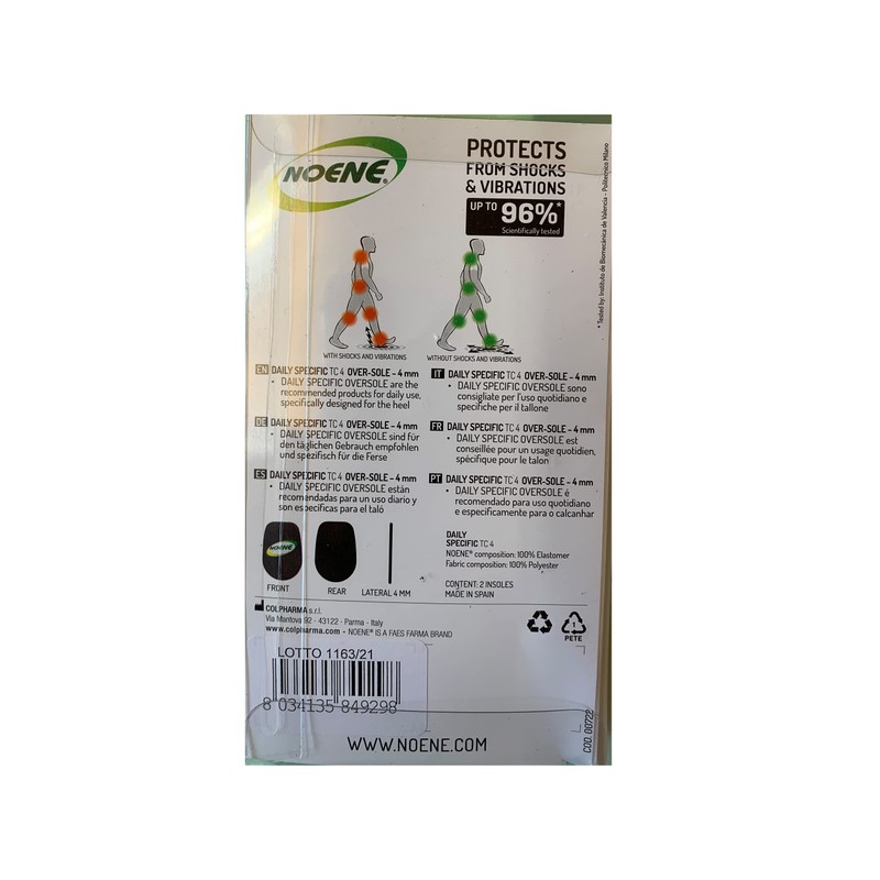 Daily Specific TC4 Heel Pad