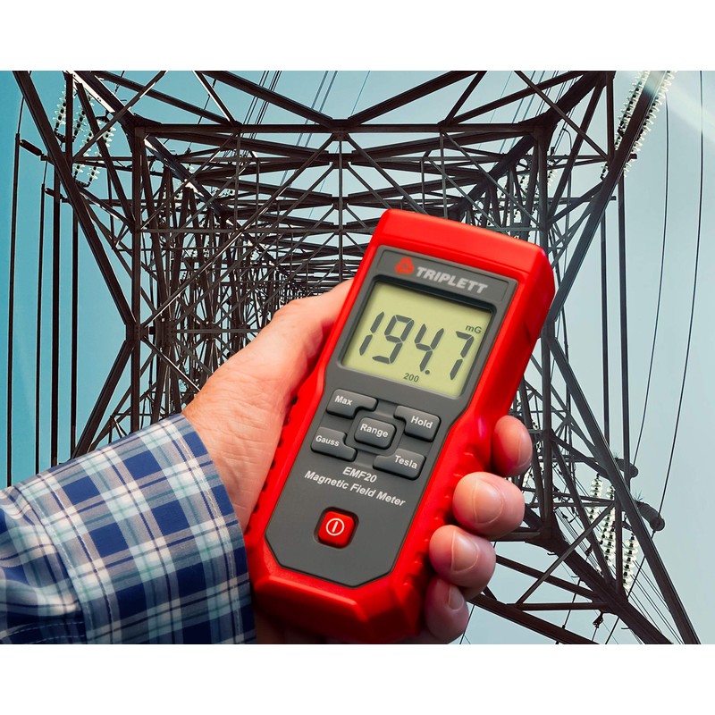 Triplett EMF20 Low Frequency Magnetic Field Meter, 30Hz - 300Hz