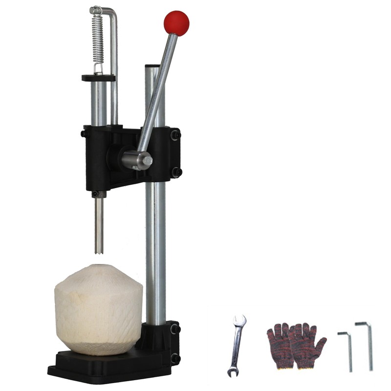 YOQVQOY Coconut Opener Tool Set, Young Coconut Opener Machine, Easy