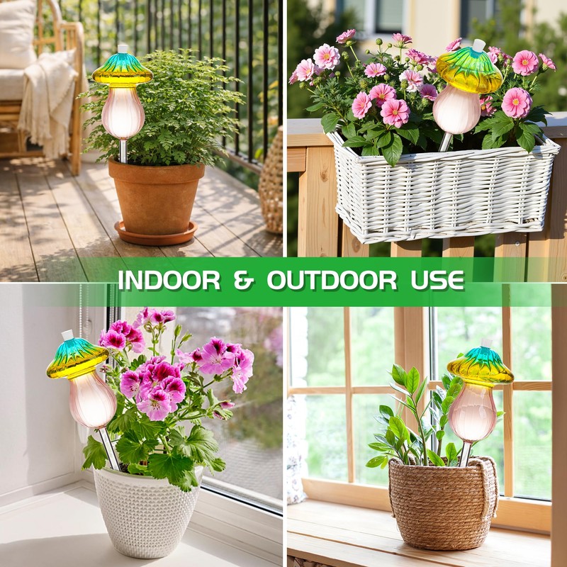 11 oz Large Plant Watering Globes, Glass Self Watering Globes,