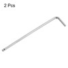 sourcing map 2pcs Ball End Hex Key Wrench 4mm L-Shape