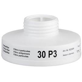 BartelsRieger Particulate Filter 30 P3 (Protection Class P3 R D) Pack of 2 Screw Filters Against Dust and Aerosols