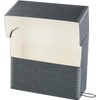 Lineco Archival Document Storage Box with Metal Edge, Acid-Free Gray