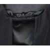 Black Double Layer Silk Bonnet for Sleeping Women Long Curly