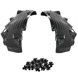Parts N Go 2004-2010 Titan Fender Liner Set with Clips Front Driver & Passenger Side Left Right NI1248107 NI1249107 638317S200 638307S200