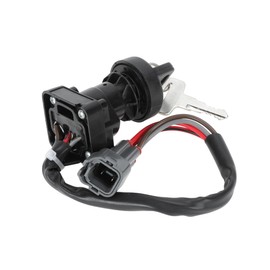 Motoforti Ignition Key Switch for Arctic Cat ATV 650 700 4X4 H1 V2 2004-2007 4 Pins Ignition Switch Key Set with Cap Replace No.AS1674SW151LM/0430036