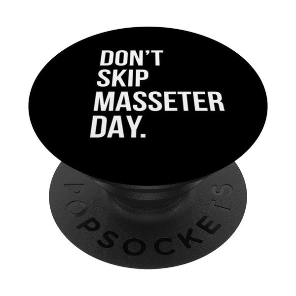 Don't Skip Masseter Day. | Looksmaxing Men | Mewing PopSockets