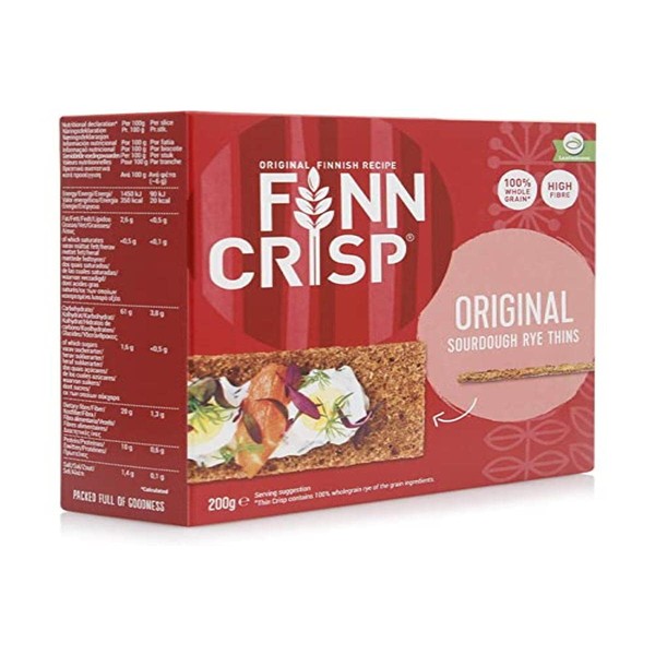 Finn Crisp - Thin Sourdough Rye Crispbread - Original - 200g