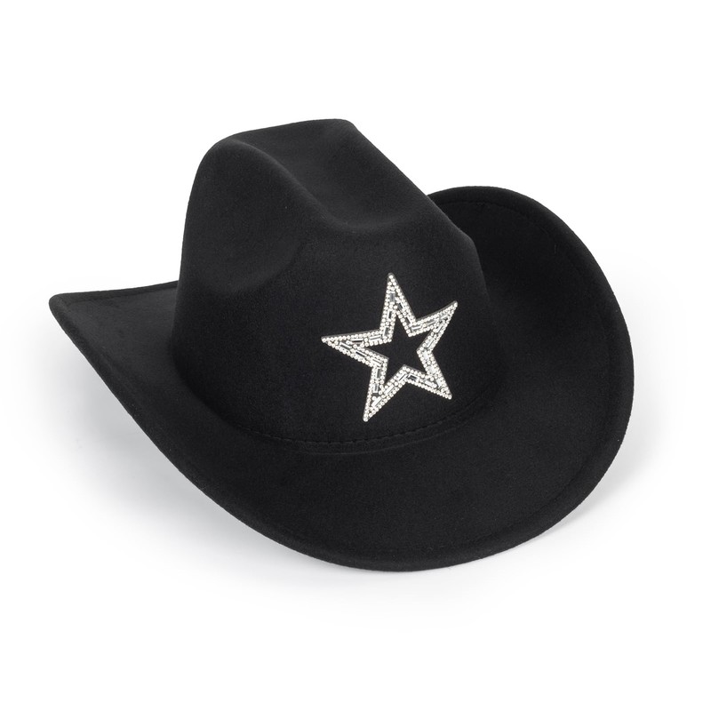 INOGIH Western Cowboy Hat, Disco Cowgirl Hat, Fedora Hat with