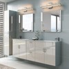 HAHZT Modern Bathroom Vanity Light: Brushed Nickel 27 inch 28W