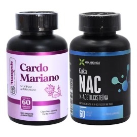 Nac  Cardo Mariano 60 Cáp Salud Del Hígado Y Detox Celular                                                                                            