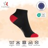Footstar Children's Cotton Short Shaft Socks (10 Pairs) with Contrasting