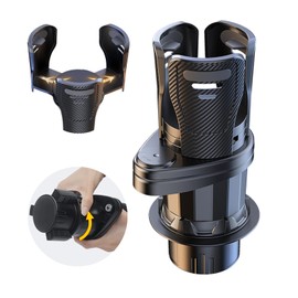 Car Cup Holder Expander Adapter, Upgraded Extender Cup Holder Organizer with Offset Adjustable Base, Versatile Car Accessories, Large Bottles and Big Drinks