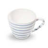 GMUNDNER KERAMIK Gourmet Coffee Cup Capacity 0.2 Litres Blue Flamed