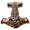 Kiss of Leather Large Thor's Hammer Pendant Bronze No. 133,