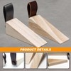 Wooden Door Stopper Wedge 4 Pack Wood Door Stop Wedge