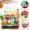 Coffee Syrup Organizer with Drawer - 3-Tier Countertop Coffee Station