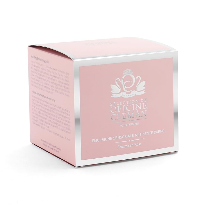 Emulsion Sensory Nourishing Body Oficine CLEMAN Femme en rose