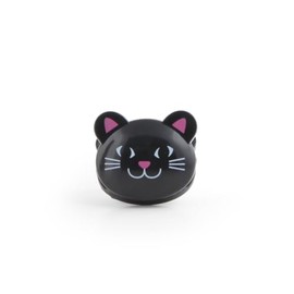 Kikkerland Woodlands Clip para bolsa, Gato, Negro, 1