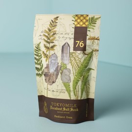 TokyoMilk Radiant Gem Salt Soak, 10oz., 283 g – Lemon Balm, Amber, Winter Daphne, Musk – Bathtub Accessories, Bath Salts for Women, Bath Products, Scented Luxury Bath Salts